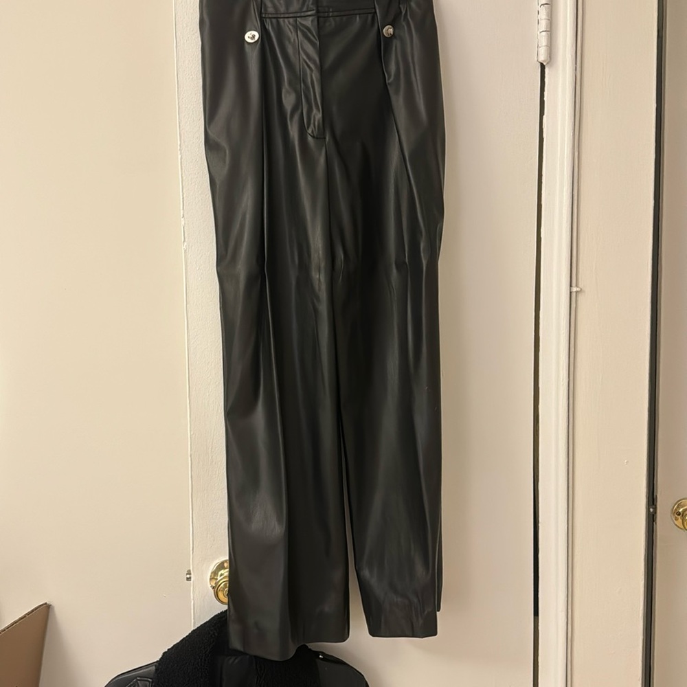 Jonathan Simkai Wide Legged Pant With Front Zipper - image 1